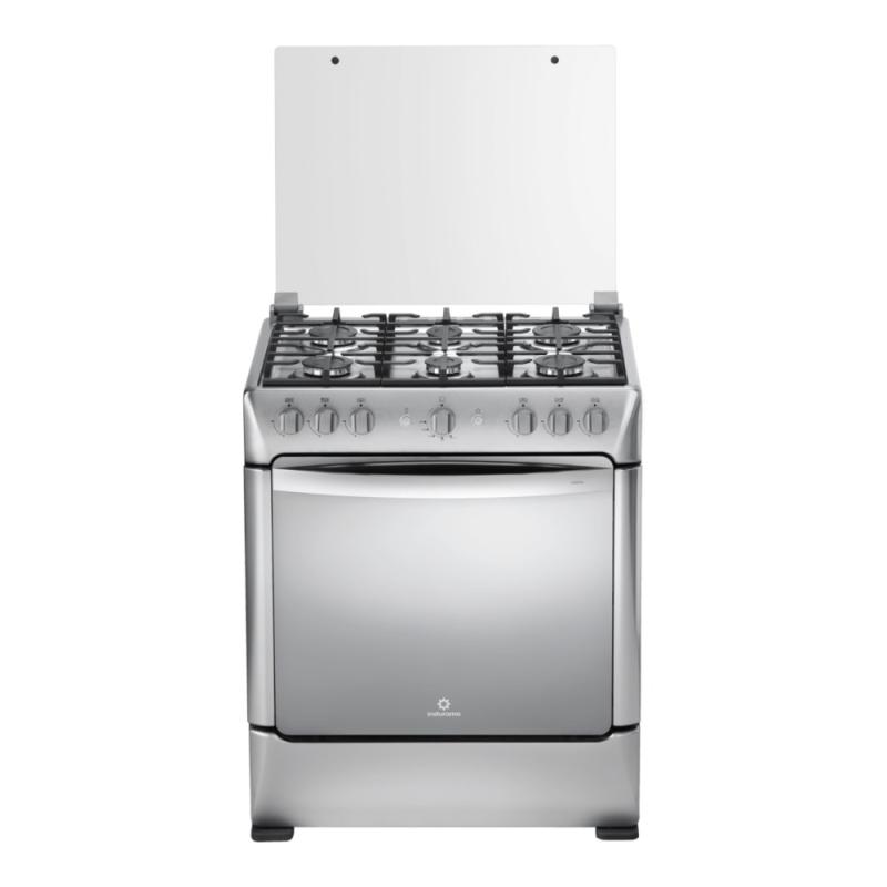 INDURAMA ESTUFA A GAS DE 30" 6 QUEMADORES COLOR ACERO LÃNEA ZAFIRO