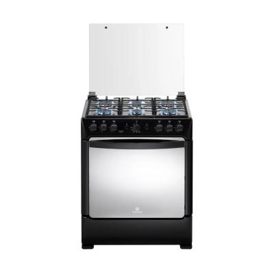 INDURAMA ESTUFA A GAS DE 30" 6 QUEMADORES COLOR NEGRO LÃNEA ZAFIRO