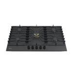 DRIJA ESTUFA EMPOTRABLE 87.4CM A GAS DE 5 QUEMADORES ITALIA