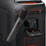 Jbl 2 micrófonos inalámbricos partybox recargables 2.4 ghz