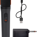 Jbl 2 micrófonos inalámbricos partybox recargables 2.4 ghz