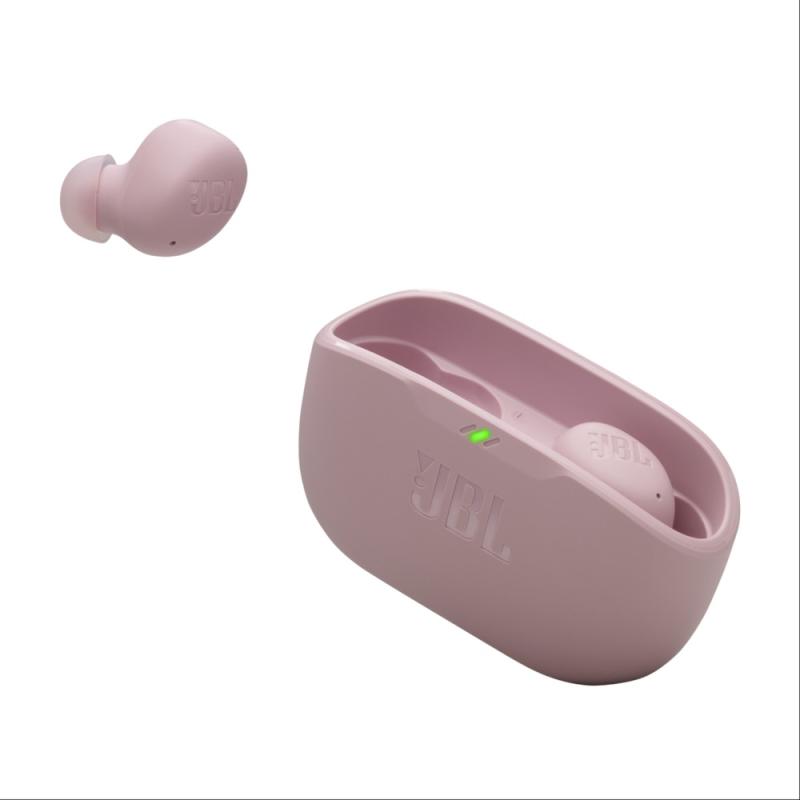 AUDÍFONOS JBL VIBE BUDS 2 CON CANCELACIÓN DE RUIDO COLOR ROSADO VBUDS2PIKA