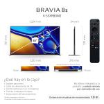 SONY SMART TV DE 55" OLED UHD 4K 120HZ BRAVIA 8 II XR TRILUMINOS MAX XR80M2