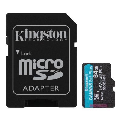 KINGSTON MEMORIA MICROSD DE 64GB CANVAS GO PLUS