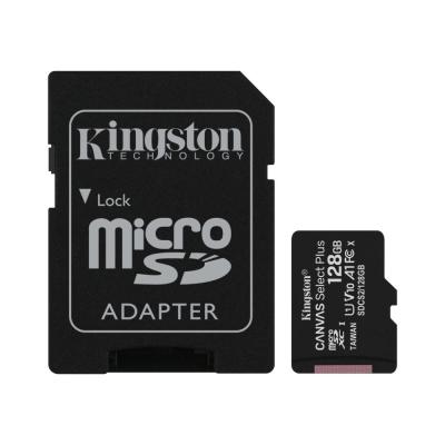 KINGSTON MEMORIA MICROSD DE 128GB CANVAS SELECT PLUS
