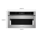 KITCHENAID HORNO MICROONDAS EMPOTRABLE DE 30" CON CONVECCION KMBP100