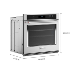 KITCHENAID HORNO EMPOTRABLE DE 30" ELECTRICO CON AIR FRY KOES530
