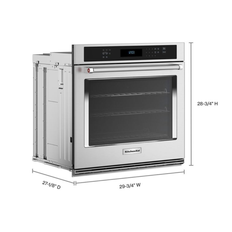 KITCHENAID HORNO EMPOTRABLE DE 30" ELECTRICO CON AIR FRY KOES530