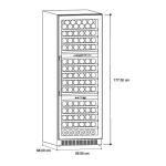 DRIJA VINERA DE COMPRESOR PARA 160 BOTELLAS LAMBRUSCO 160