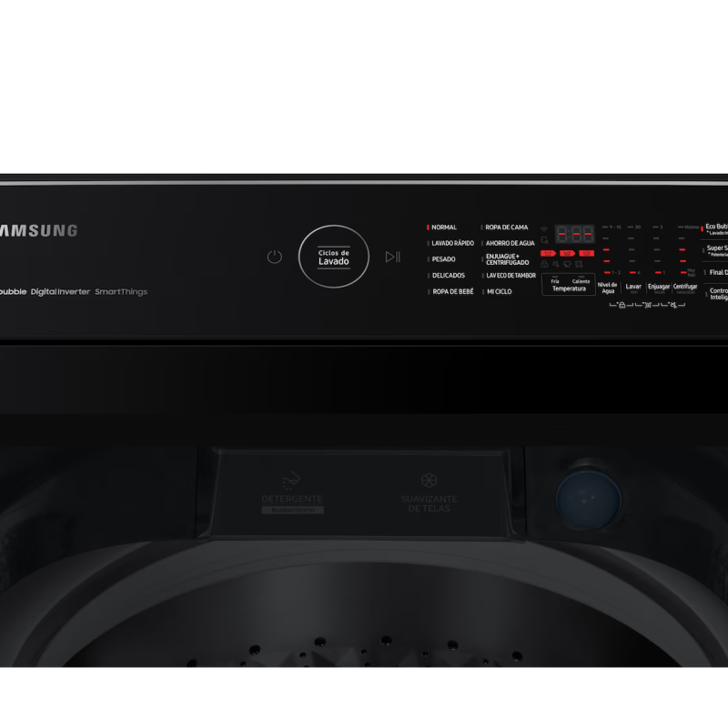 Samsung Lavadora de 21kg carga superior digital inverter wa24cg6746