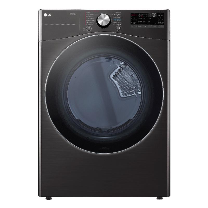 LG SECADORA DE 7.4CUFT A GAS COLOR NEGRO DF50BV2