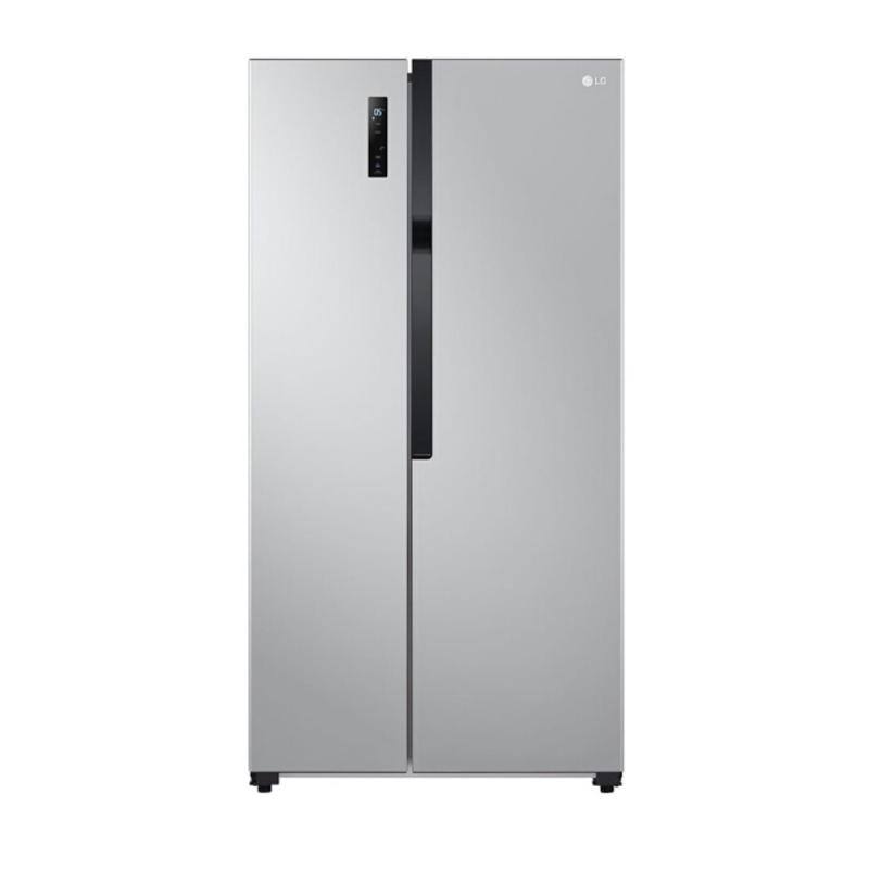 LG REFRIGERADORA SIDE BY SIDE 18CUFT GS51 INVERTER PANTALLA LED TÁCTIL PLATINUM SILVER