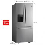 LG REFRIGERADOR DE 21.8CUFT DE PUERTAS FRANCESAS LINEAR INVERTER LM22