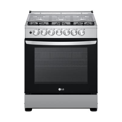 LG ESTUFA A GAS DE 6 QUEMADORES CON TAPA DE VIDRIO HORNO DE 5.2CUFT LRGZ5253