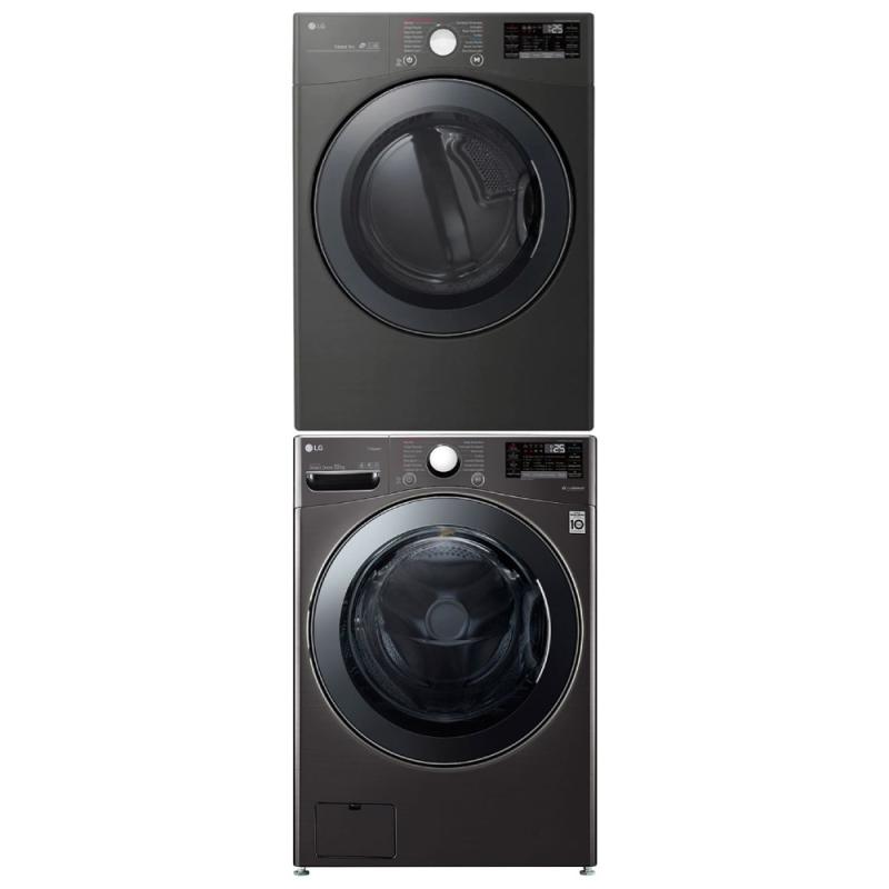Lg Combo lavadora y secadora de 22kg electrico wm22bv/df22bv