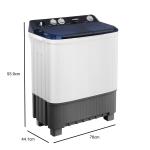 MABE LAVADORA SEMI AUTOMATICA DE 11KG BLANCA LMDX1123