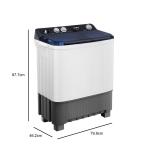 MABE LAVADORA SEMI AUTOMATICA DE 13KG BLANCA LMDX3123