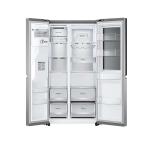 Lg Refrigeradora side by side 22.4cuft ls66sxt linearcooling acero negro mate