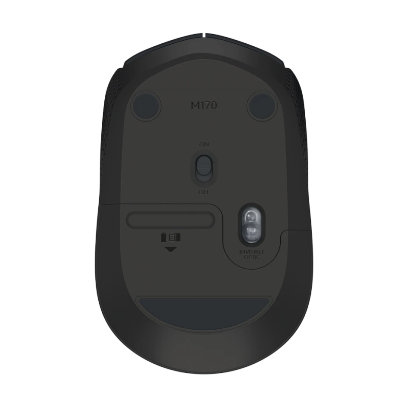 Logitech Mouse inalambrico plug and play negro m170
