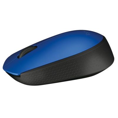 Logitech Mouse inalambrico plug and play azul m170