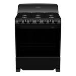 Mabe Estufa de 30" a gas 6 quemadores color negro em7620