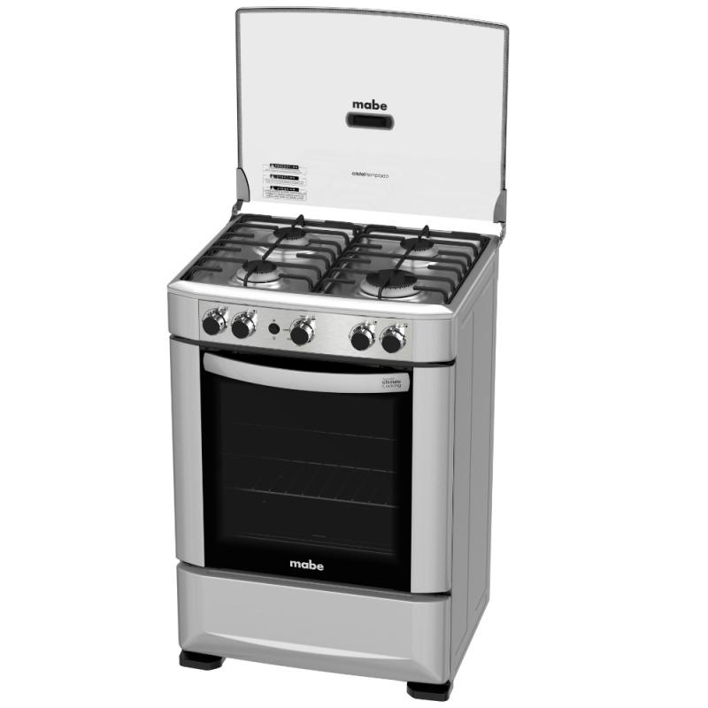 MABE ESTUFA A GAS DE 24" 4 QUEMADORES EMA6030SG