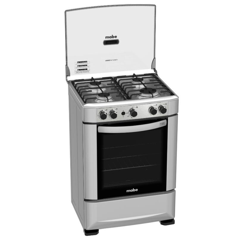 MABE ESTUFA A GAS DE 24" 4 QUEMADORES EMA6030SG