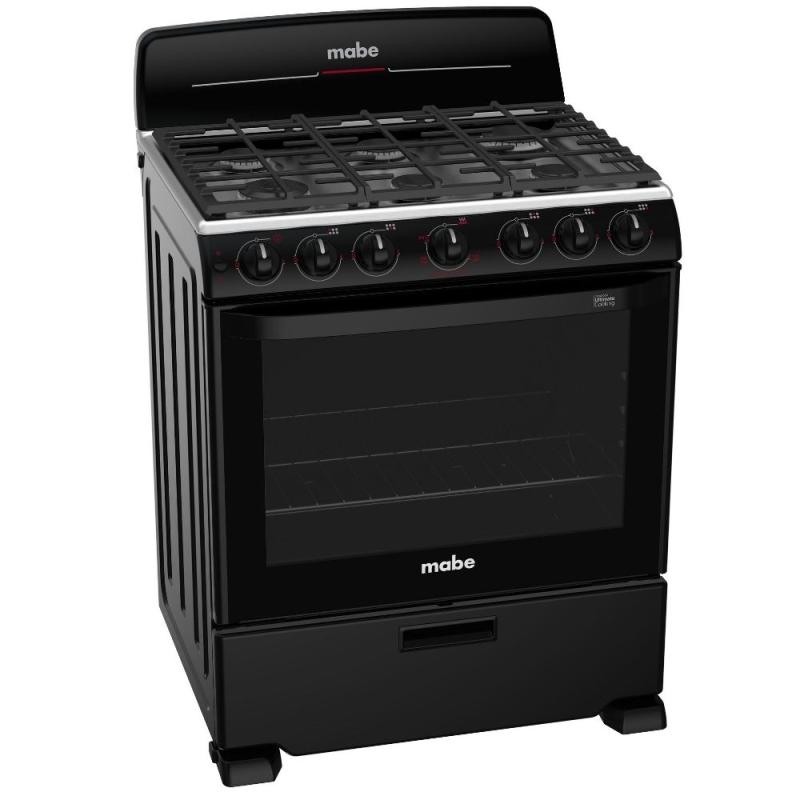 MABE ESTUFA DE 30" A GAS 6 QUEMADORES EM7658BFIN