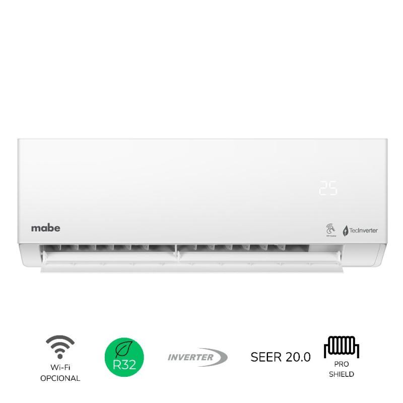 MABE AIRE ACONDICIONADO SPLIT DE 12000BTU INVERTER R32 MMI12CDBW