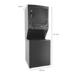 MABE CENTRO DE LAVADO DE 24KG ELÉCTRICO COLOR GRIS MCL2440