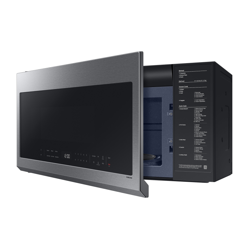 Samsung Microondas empotrable de 2.1cuft con extractor de grasa me21dg6300sr