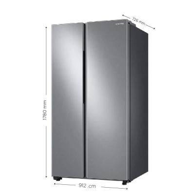 SAMSUNG REFRIGERADOR SIDE BY SIDE DE 22.8CUFT COLOR SILVER MIRROR RS23T5B00