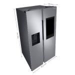 Samsung Refrigerador side by side de 21.5cuft con tablero familiar rs22a5561