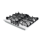 DRIJA ESTUFA EMPOTRABLE A GAS DE 58CM 4 QUEMADORES CON PLANCHA DE HIERRO MILAN60