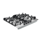 DRIJA ESTUFA EMPOTRABLE A GAS DE 58CM 4 QUEMADORES CON PLANCHA DE HIERRO MILAN60