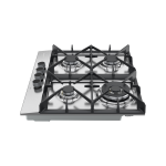 DRIJA ESTUFA EMPOTRABLE A GAS DE 58CM 4 QUEMADORES CON PLANCHA DE HIERRO MILAN60