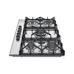 DRIJA ESTUFA EMPOTRABLE DE 76CM A GAS 5 QUEMADORES MILAN76