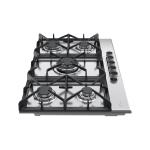 DRIJA ESTUFA EMPOTRABLE DE 76CM A GAS 5 QUEMADORES MILAN76