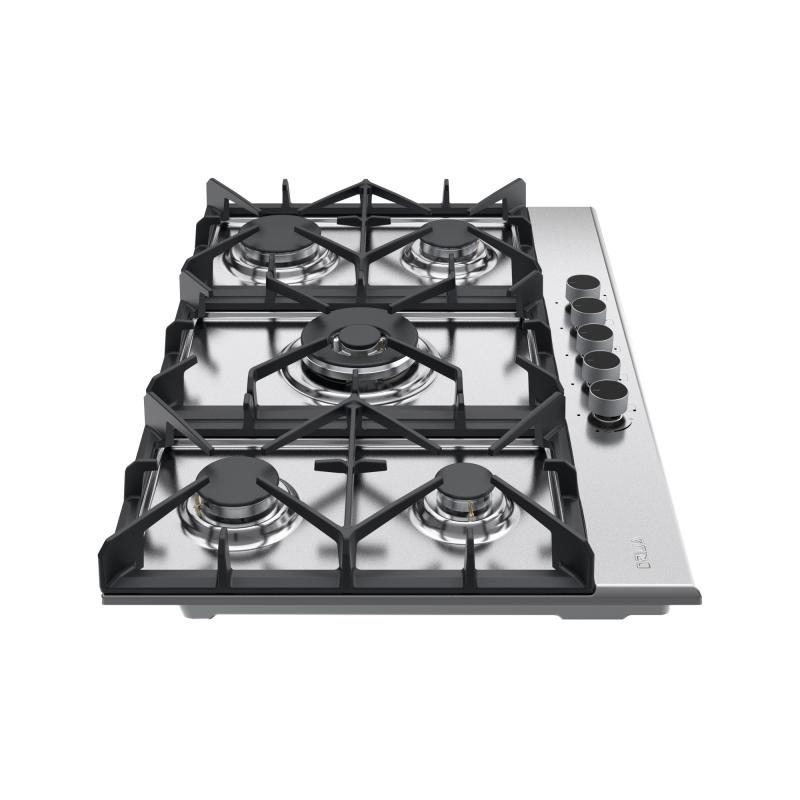 DRIJA ESTUFA EMPOTRABLE DE 76CM A GAS 5 QUEMADORES MILAN76