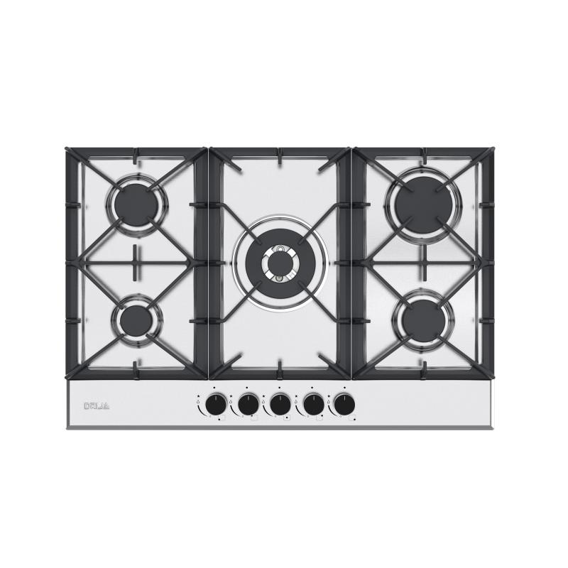 DRIJA ESTUFA EMPOTRABLE DE 76CM A GAS 5 QUEMADORES MILAN76