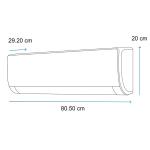 MABE AIRE ACONDICIONADO SPLIT DE 12000BTU INVERTER R32 MMI12CDBW