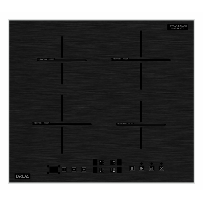 DRIJA ESTUFA EMPOTRABLE DE 59.3CM INDUCCIÓN VITROCERÁMICA MUNICH60
