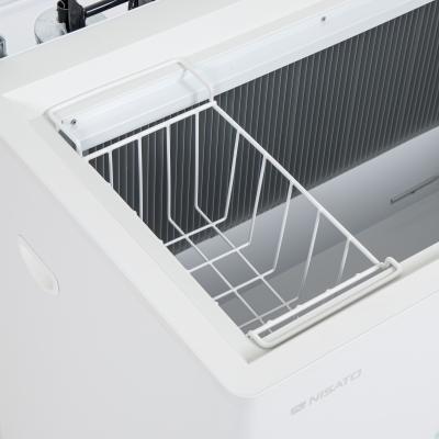 Nisato Congelador a gas horizontal de 6.7cuft blanco ncha250