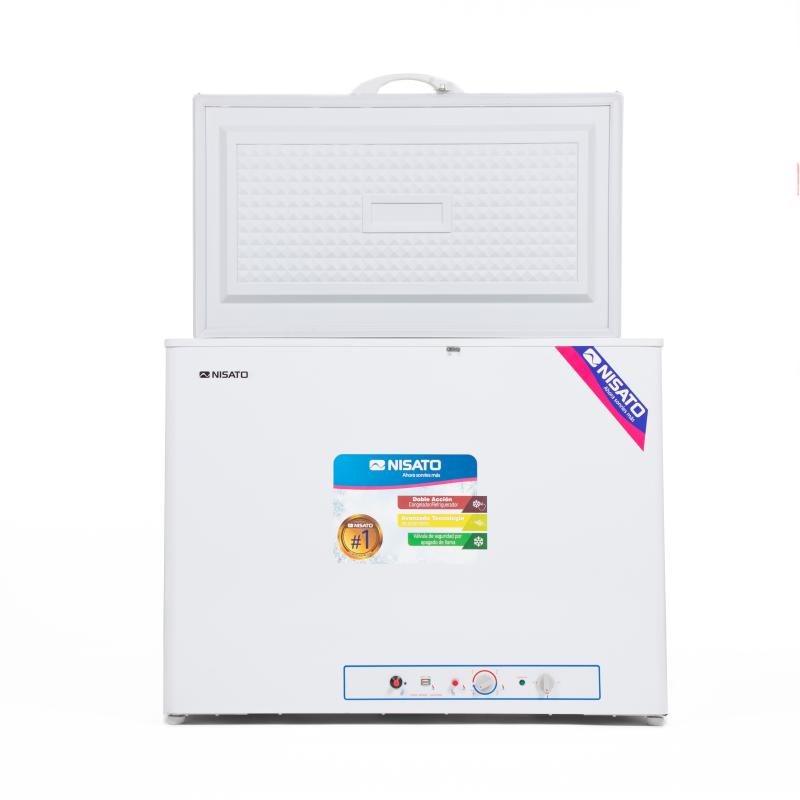Nisato Congelador a gas horizontal de 6.7cuft blanco ncha250