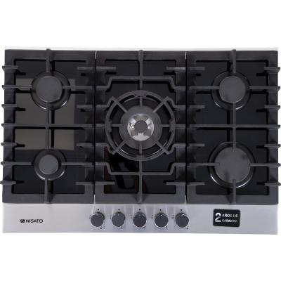 NISATO ESTUFA EMPOTRABLE A GAS DE 30" 5 QUEMADORES NPCT852