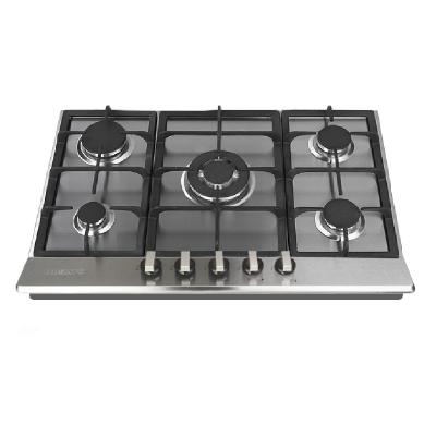 ESTUFA EMPOTRABLE NISATO A GAS 5 QUEMADORES 36" ACERO NPCT90PRODM