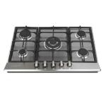 ESTUFA EMPOTRABLE NISATO A GAS 5 QUEMADORES 36" ACERO NPCT90PRODM