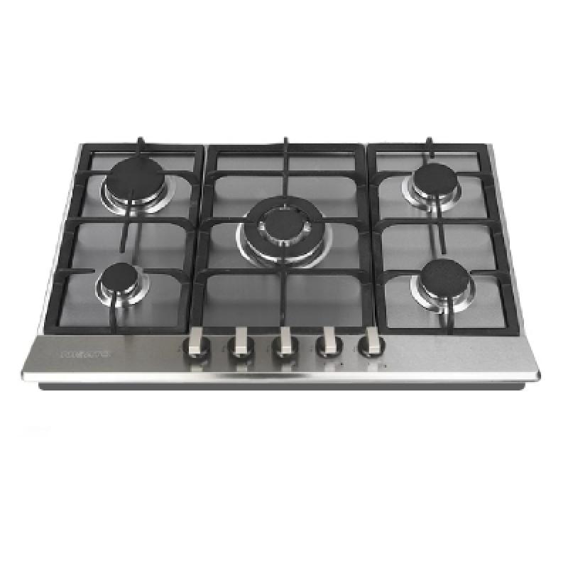 ESTUFA EMPOTRABLE NISATO A GAS 5 QUEMADORES 36" ACERO NPCT90PRODM