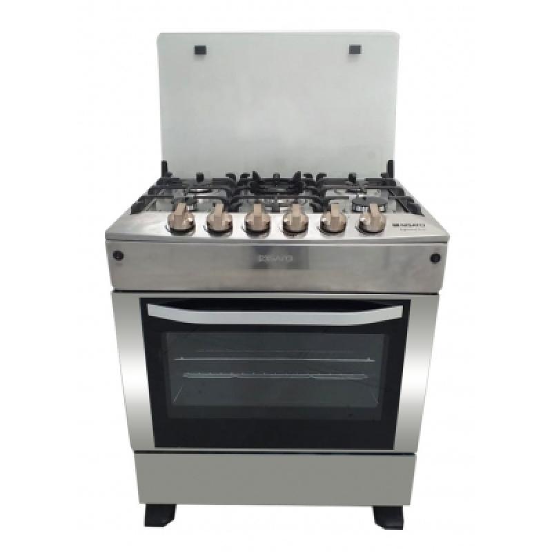Nisato Estufa de 30" a gas 5 quemadores x7664tlep