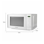 Panasonic Microondas de 0.7cuft 700w gris nnsb25